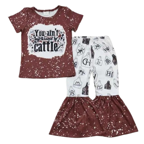 My Cattle Brand - Western Bell Bottom Outfit Kids Clothing