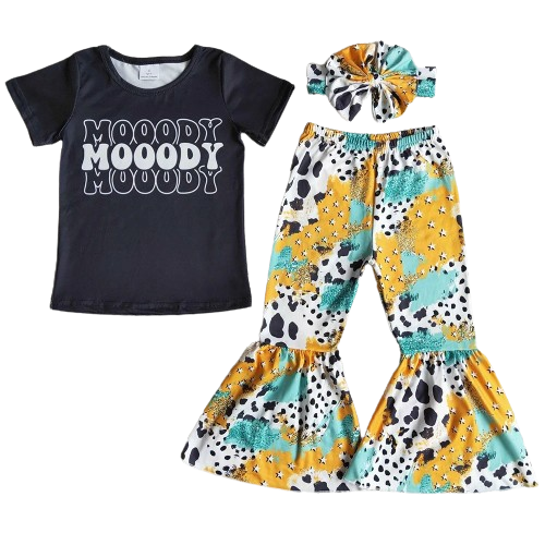 Moody Moody Cow - Western Bell Bottoms Outfit Kids