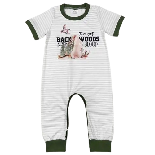 Western Baby Romper Backwoods In My Blood Romper