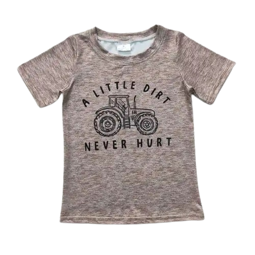 Little Dirt Never Hurt Western Shirt - Kids Clothes