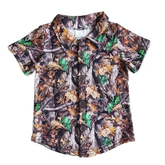 Western Camo Print Shirt - Boys Clothing - Back To School