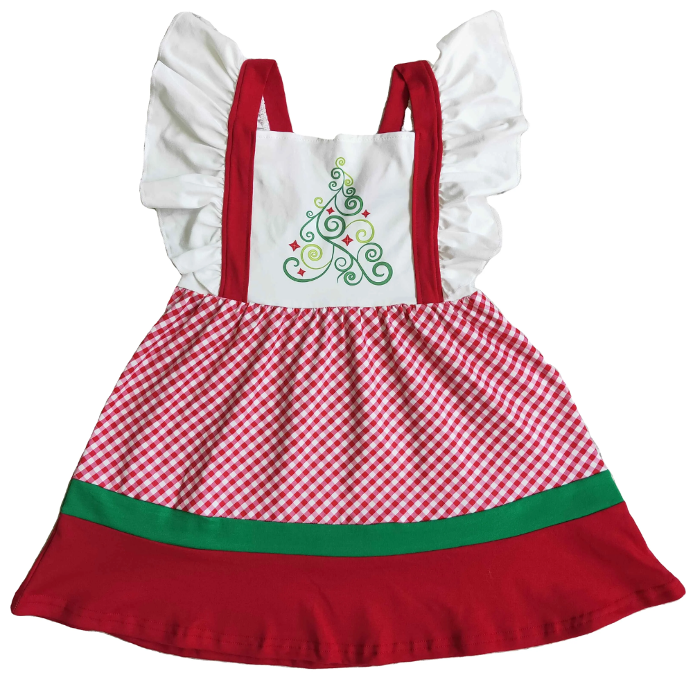 Christmas/Winter Dress Christmas Tree Whimsy - Kids Clothing